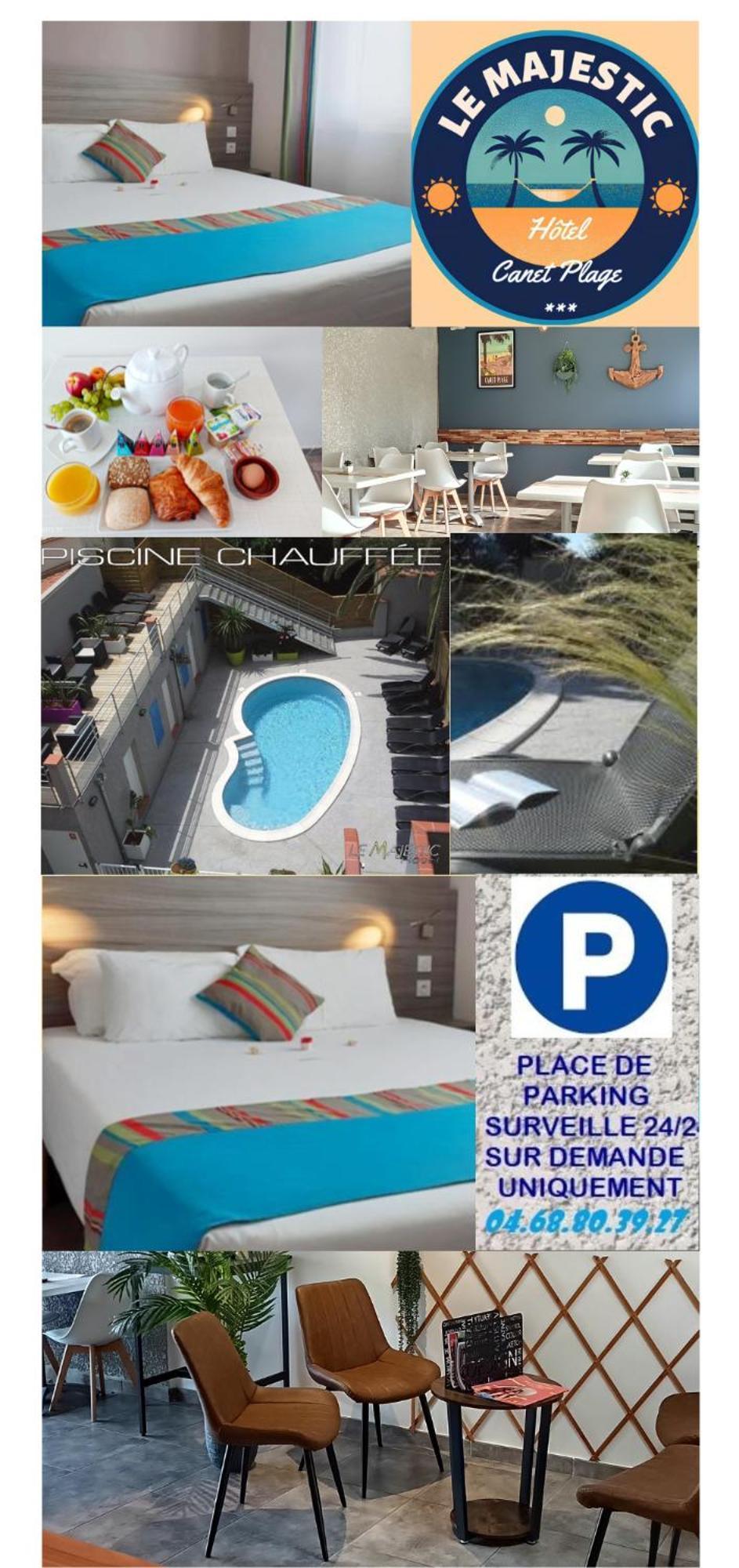 Hotel Le Majestic Canet Plage 外观 照片